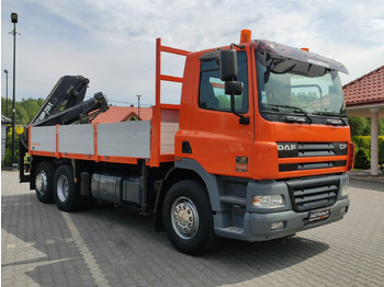 Camión caja abierta, Camión grúa DAF CF 85.380 6x2 Oś Skrętna Skrzynia HDS HIAB 220C + Pilot: foto 4