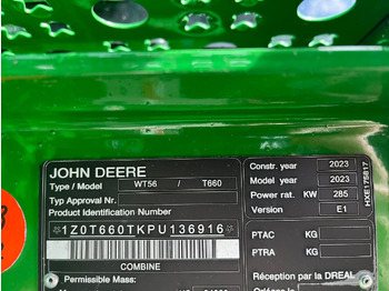 Cosechadora de granos John Deere T660: foto 5