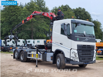 Camión multibasculante, Camión grúa nuevo Volvo FH 500 6X2 PENZ 15Z9.50E Crane Hyva 20T HOOK Euro 6: foto 4