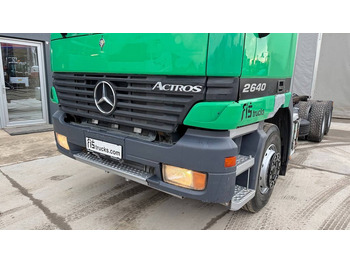 Camión chasis Mercedes-Benz Actros 2640 6X4 chassis - complete spring: foto 2