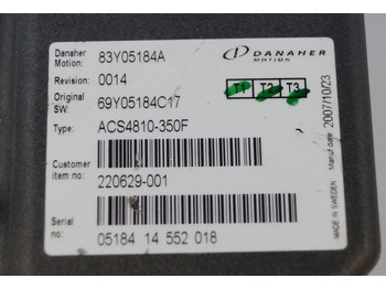 Unidad de control para Equipo de manutención Toyota/BT 220629-001 | Danaher motion AC Superdrive motor controller 83Y05184A A Danaher motion AC Superdrive motor controller 83Y05184A ACS4810-350F Rev 0014 sn. 0518414552018: foto 2