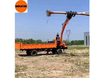 Autocargador nuevo NEW Forwarder Forest Trailer HDS Crane 2 tons MAXUS НОВИЙ Форвардер Лісовий Причіп HDS Кран 2 тонни MAXUS: foto 4