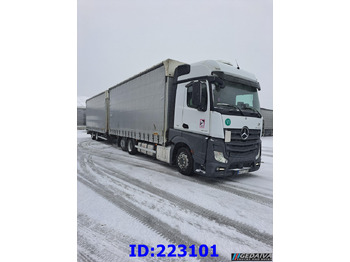 Camión lona MERCEDES-BENZ Actros 2542 6x2 Euro6 + trailer: foto 4