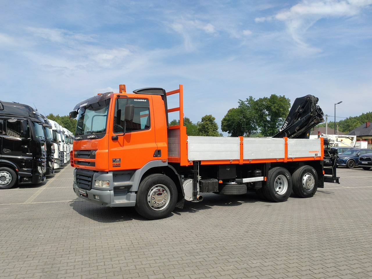 Camión caja abierta, Camión grúa DAF CF 85.380 6x2 Oś Skrętna Skrzynia HDS HIAB 220C + Pilot: foto 31