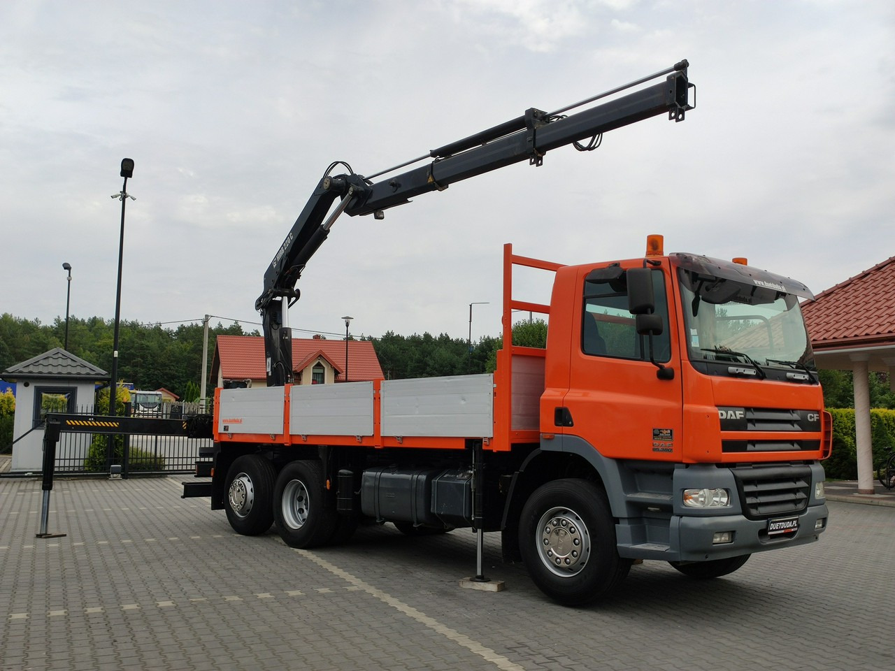 Camión caja abierta, Camión grúa DAF CF 85.380 6x2 Oś Skrętna Skrzynia HDS HIAB 220C + Pilot: foto 32