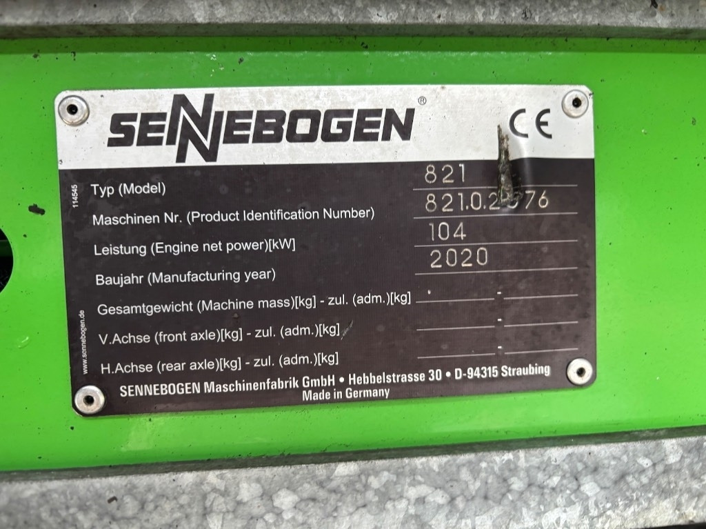 Manipulador de materiales Sennebogen 821 E: foto 41