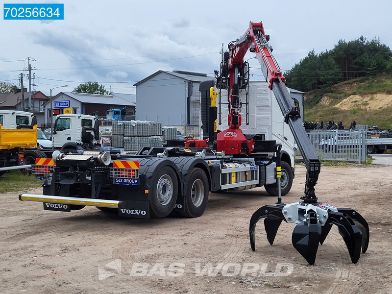 Camión multibasculante, Camión grúa nuevo Volvo FH 500 6X2 PENZ 15Z9.50E Crane Hyva 20T HOOK Euro 6: foto 6