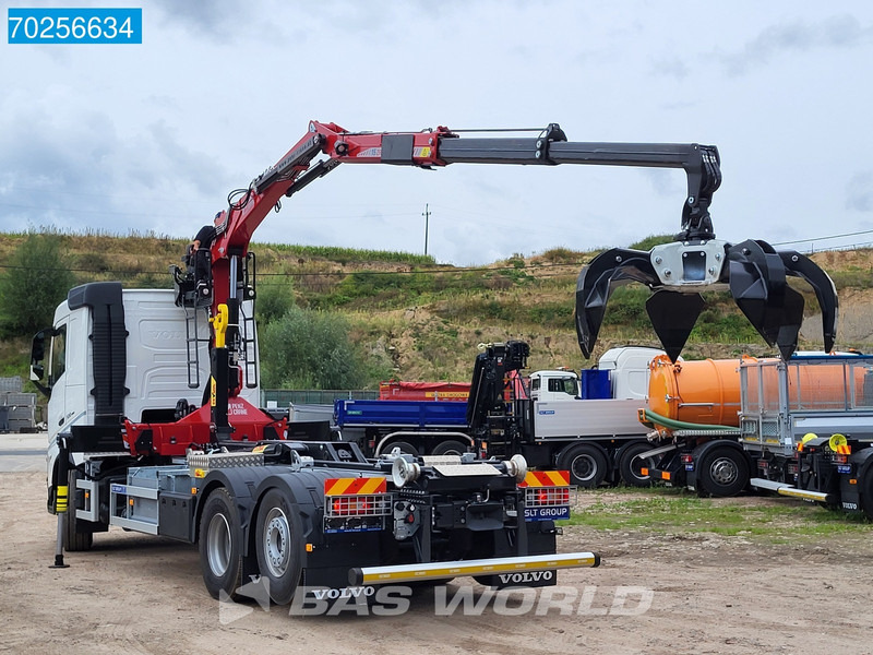 Camión multibasculante, Camión grúa nuevo Volvo FH 500 6X2 PENZ 15Z9.50E Crane Hyva 20T HOOK Euro 6: foto 8