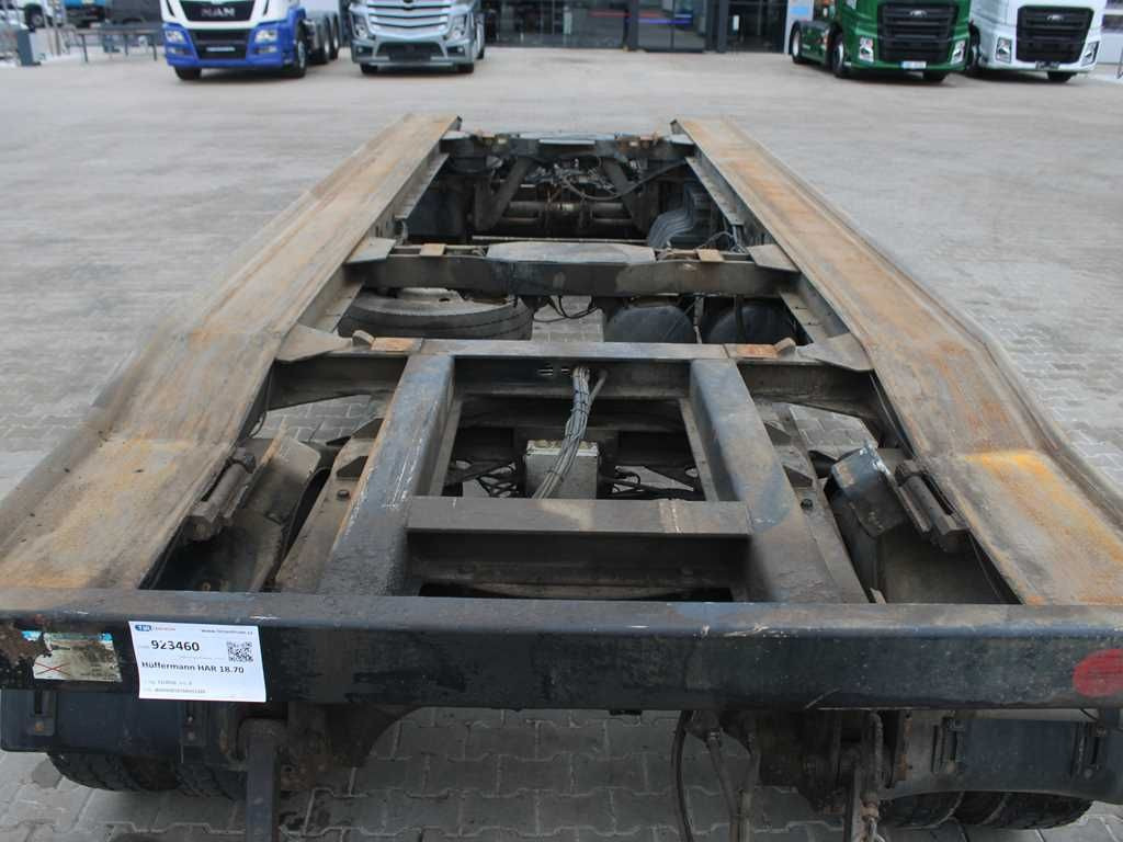 Remolque multilift/ Portacontenedores de cadenas Hüffermann HAR 18.70, AXLES SAF, PNEU 80%: foto 7