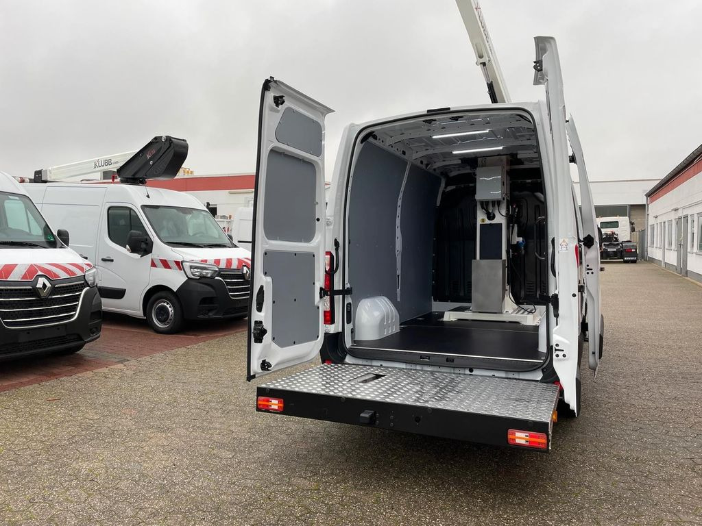 Camión con plataforma elevadora, Furgoneta Renault Master Neu Hubarbeitsbühne KLUBB KL32 EURO6d: foto 8