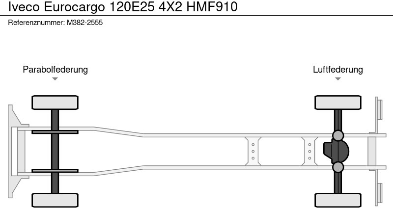 Camión multibasculante, Camión grúa Iveco Eurocargo 120E25 4X2 HMF910: foto 19