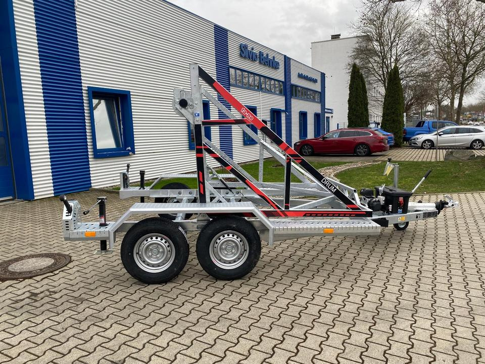 Remolque Vermietung / Kabelanhänger 3500KG E-Winde / Nutzlast 2749KG / Kabeltrommel-Anhänger / Glasfaser / 1 Woche: foto 6