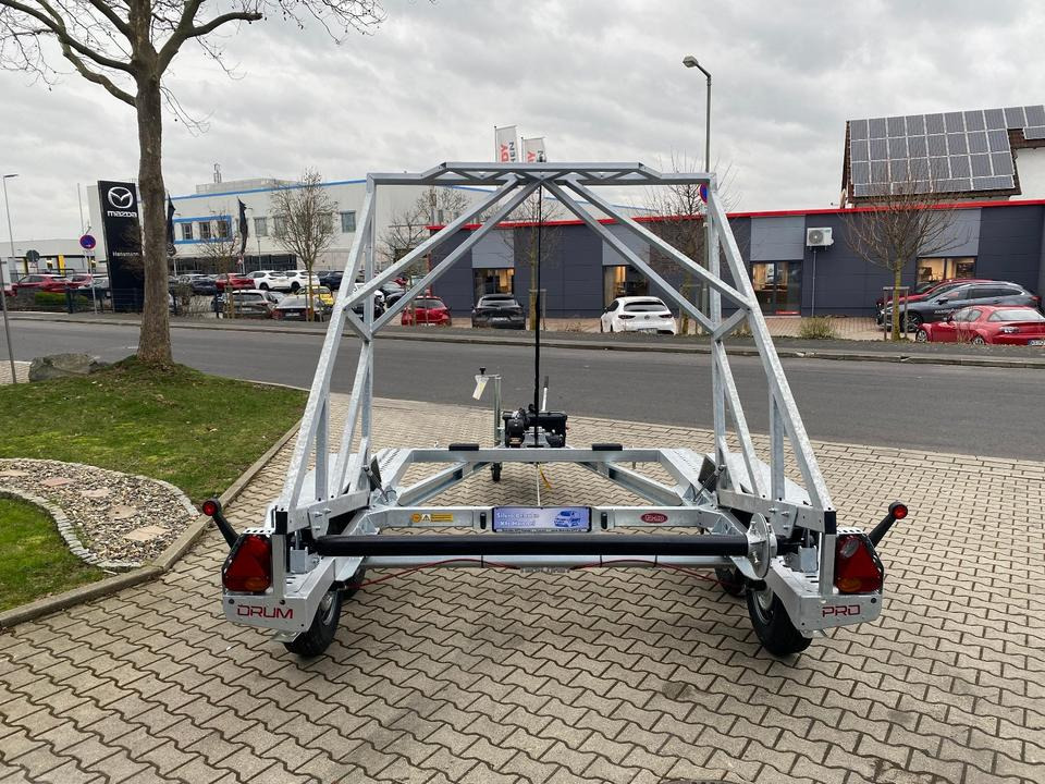 Remolque Vermietung / Kabelanhänger 3500KG E-Winde / Nutzlast 2749KG / Kabeltrommel-Anhänger / Glasfaser / 1 Woche: foto 12