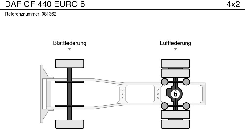 Cabeza tractora DAF CF 440 EURO 6: foto 13