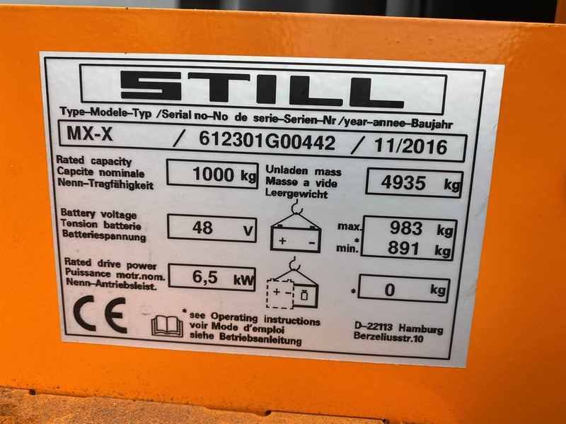 Carretilla elevadora eléctrica Still MX - X Orderpicking truck (Video): foto 12