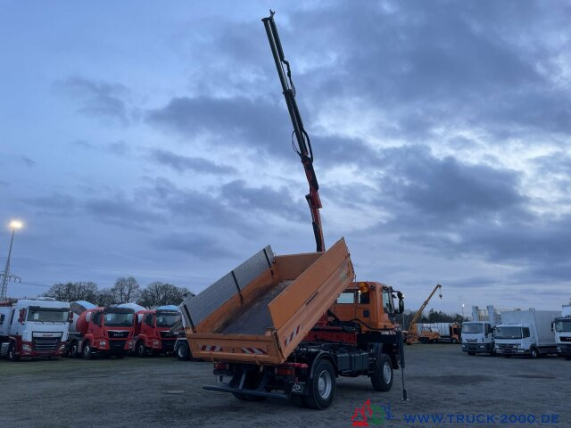 Camión volquete, Camión grúa Iveco Trakker 330 4x4 Meiller+Kran+Winterdienst: foto 8