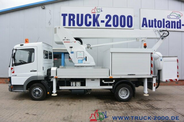 Camión con plataforma elevadora Mercedes-Benz Atego 815 Wumag WT170 17 m seitl. Auslage 11.3 m: foto 14