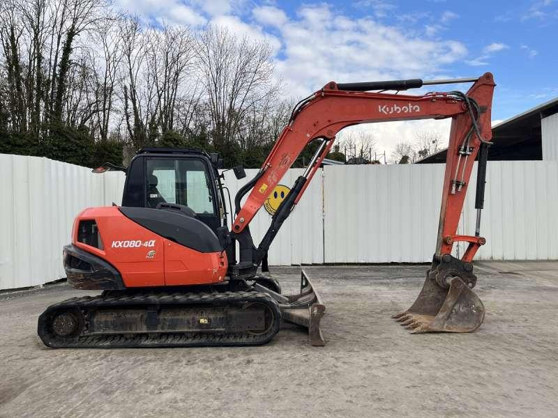 Excavadora de cadenas Kubota KX080-4A: foto 9