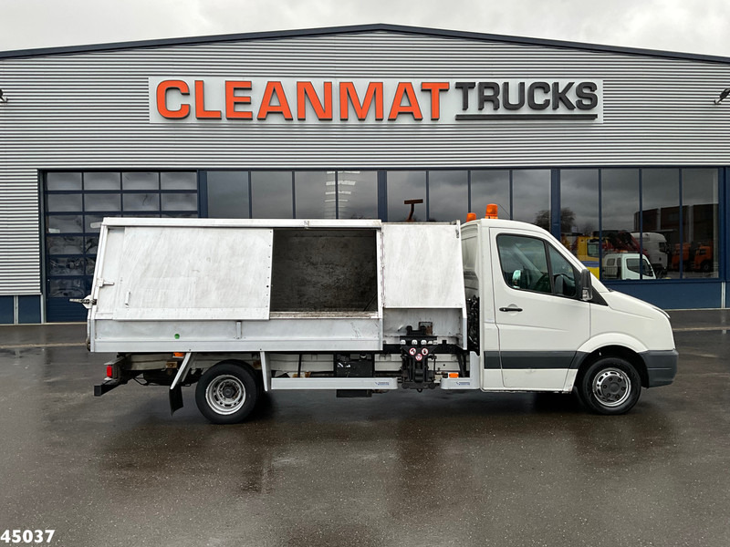 Camión de basura Volkswagen Crafter 2.5 TDI Terberg zijlader Just 115.247 Km!: foto 9