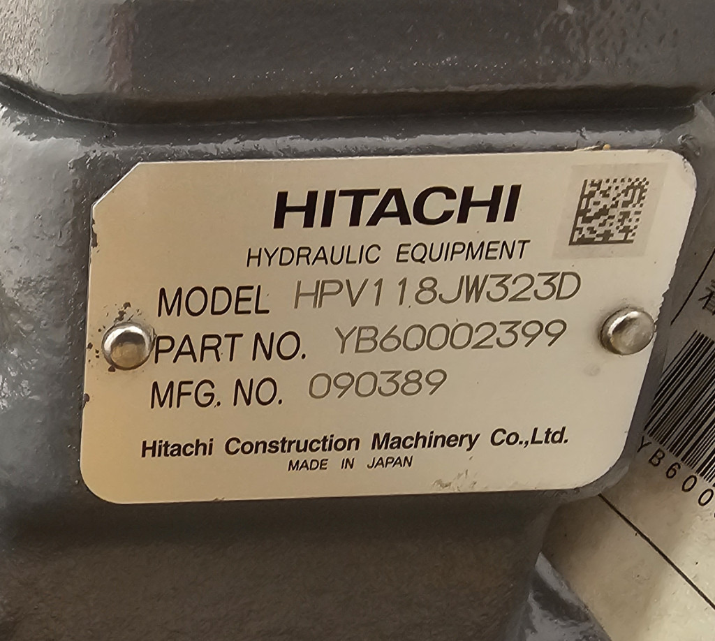 Bomba hidráulica para Maquinaria de construcción nuevo Hitachi YB60002399 - YB60001653: foto 6