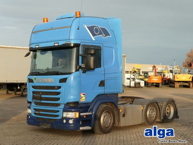 Cabeza tractora Scania R 450 6x2, Retarder, Klima, Vollluft, Lowliner: foto 1