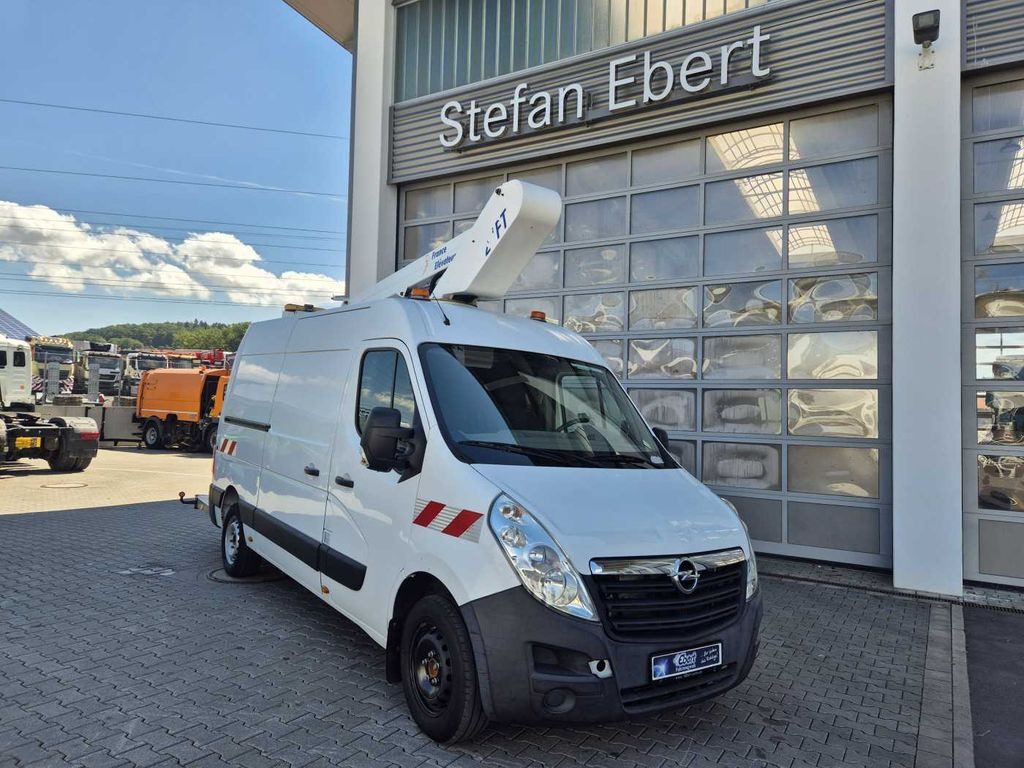 Camión con plataforma elevadora, Furgoneta Opel Movano 2.3 CDTI  / France Elevateur 121FT, 12m: foto 8